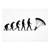 Evolución de lanzarse en paracaídas comunicado