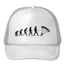 Evolución de lanzarse en paracaídas gorras