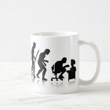 Evolución de los adictos a ordenador taza