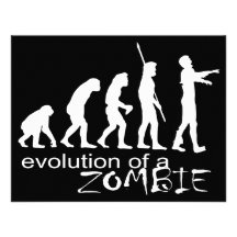 evolución de un zombi invitacion personal 