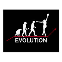 Evolución del baloncesto tarjetas postales