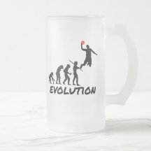 Evolución del baloncesto taza de café