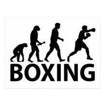 Evolución del boxeo tarjetas postales