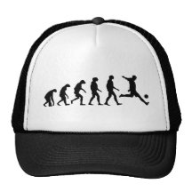 Evolución del fútbol gorros  