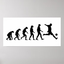 Evolución del fútbol poster