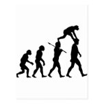 Evolución del hombre tarjetas postales