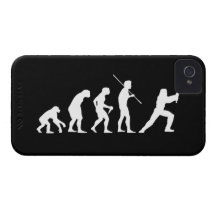 Evolución del Ninja - del hombre al ninja iPhone 4 Case-Mate Carcasa