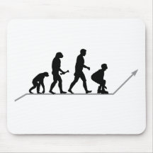 Evolución del patinador tapetes de ratón