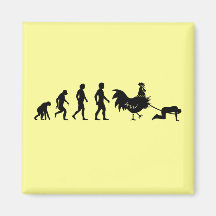 Evolución del pollo imán de frigorifico
