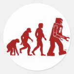 Evolución del robot - del hombre en los robots etiquetas  