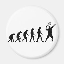 Evolución del tenis imán de frigorífico