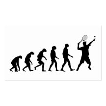 Evolución del tenis tarjetas de visita
