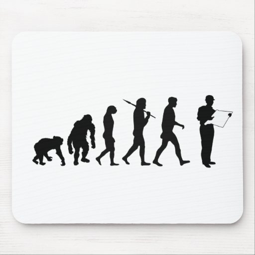 Evolución del topógrafo de cantidad del constructo tapetes de ratón