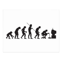 Evolución del videojugador del juego de los videoj tarjetas postales