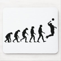 Evolución del voleibol alfombrillas de ratón