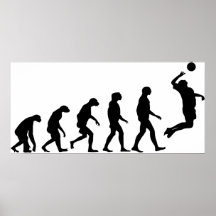 Evolución del voleibol poster