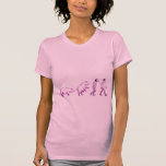 Evolución divertida camisetas
