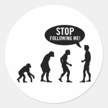 evolución etiqueta redonda