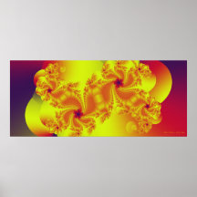 "Evolución floral: " Impresión mágica en colores p Poster