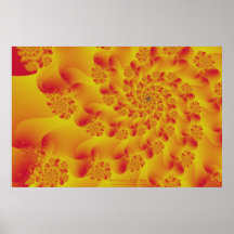 "Evolución floral: " Impresión mágica en colores p Poster