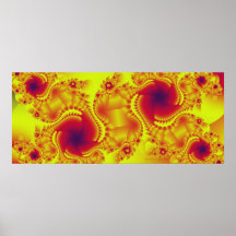 "Evolución floral: " Impresión mágica en colores p Posters