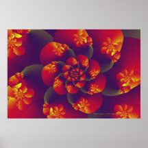 "Evolución floral: " Impresión mágica en colores p Impresiones