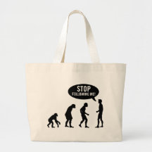 ¡evolución - pare el seguir de mí! bolsas