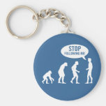 ¡evolución - pare el seguir de mí! llavero personalizado