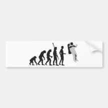 evolution astronaut auto sticker