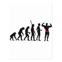 evolution bodybuilding postkarten