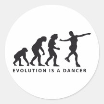 evolution ice dance runde sticker