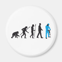 evolution jackhammer worker kühlschrankmagnete