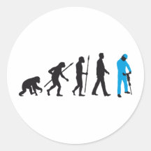 evolution jackhammer worker runde sticker