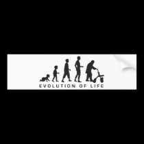 evolution of life pegatinas de parachoque
