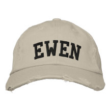 Ewen bordó el gorra gorro bordado