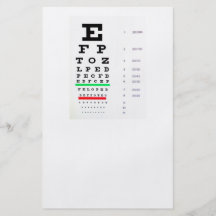 examen de la vista tarjetas informativas