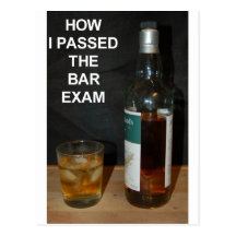 Examen para ejercer la abogacía postales