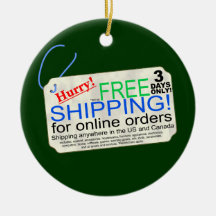 Exclusiones del envío gratis ornamentos de navidad