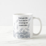 "Excúseme, pero usted está bebiendo taza de mis pa