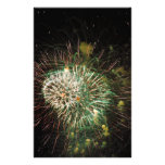 Exhibición de los fuegos artificiales papelería personalizada