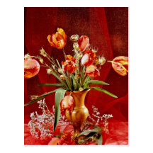 Exhibición floral tarjeta postal