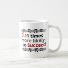 Éxito del pi tazas