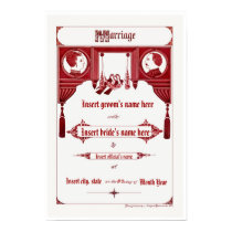 Expediente de la boda de la boda de la antigüedad/ posters