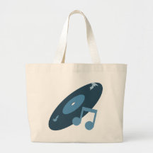 Expediente de la música y azul retros de la nota bolsa
