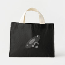 Expediente de la música y gris retros de la nota bolsa