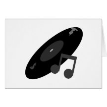 Expediente de la música y negro retros de la nota tarjeton