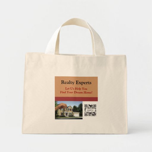 Expertos de los bienes raices de la plantilla del  bolsas de mano