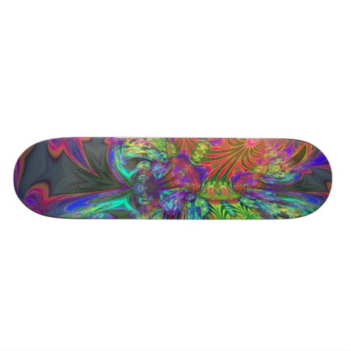 Explosión brillante del color - salmones y añil De Patines