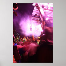 Explosión de la luz del hoyo de la roca posters