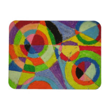 Explosión del color de Roberto Delaunay Imanes Rectangulares